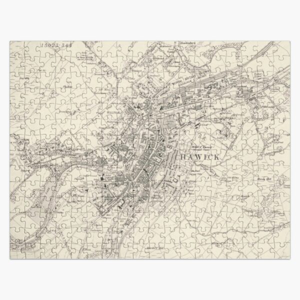Hawick Jigsaw Puzzle Town Map 2