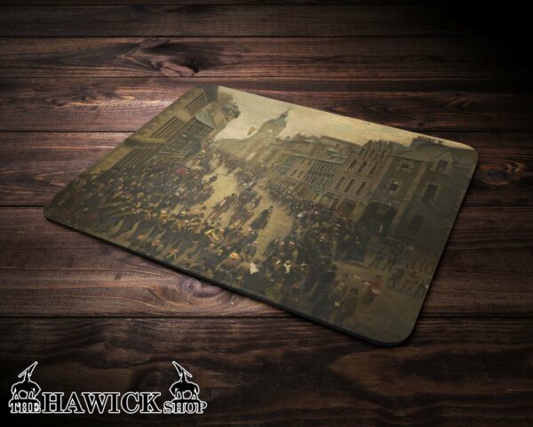 Hawick High Street Common Riding Vintage Mouse Mat