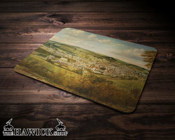 Hawick from Wester Braid Road Mouse Mat