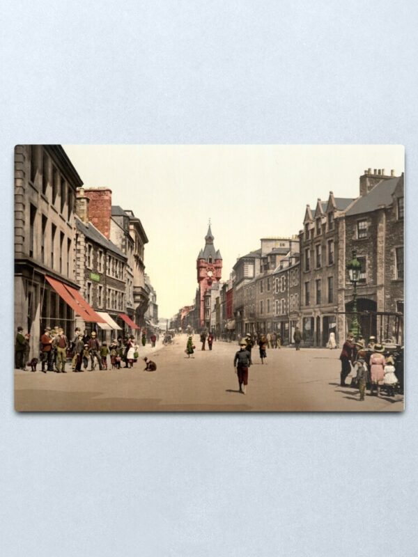 Hawick High Street 1890s Painting Photo Print