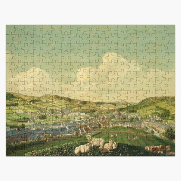 Hawick Jigsaw Puzzle Hawick from the Motte Painting