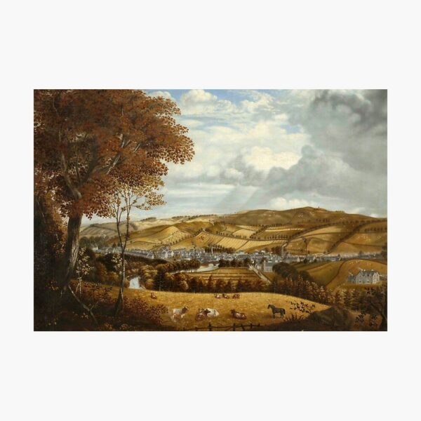 Hawick from Wilton Painting Print