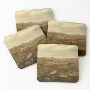 Hawick Coasters Stonefield Mill Rockvale and Cottages Painting