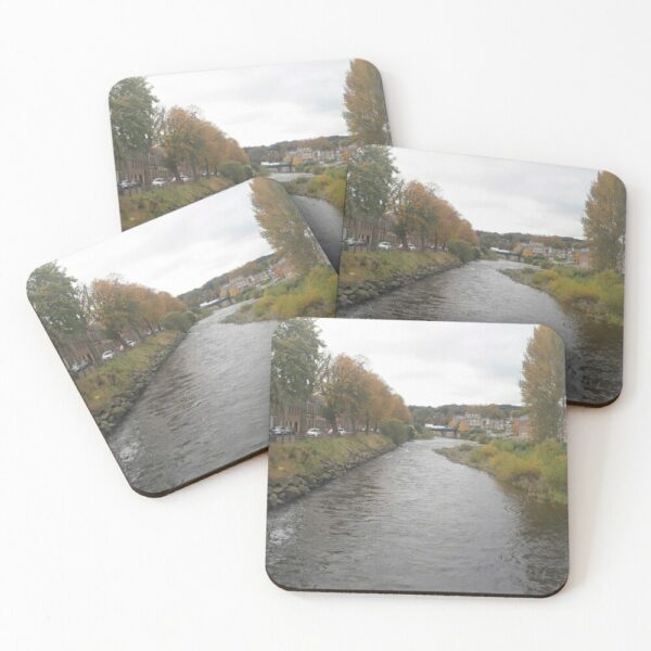 Hawick Coasters Autumnal Teviot from Trinity