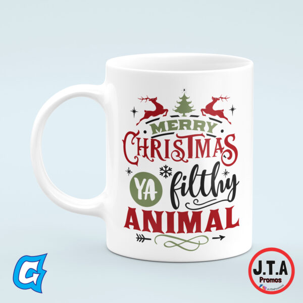 Merry Christmas ya Filthy Animal Funny Christmas Mug