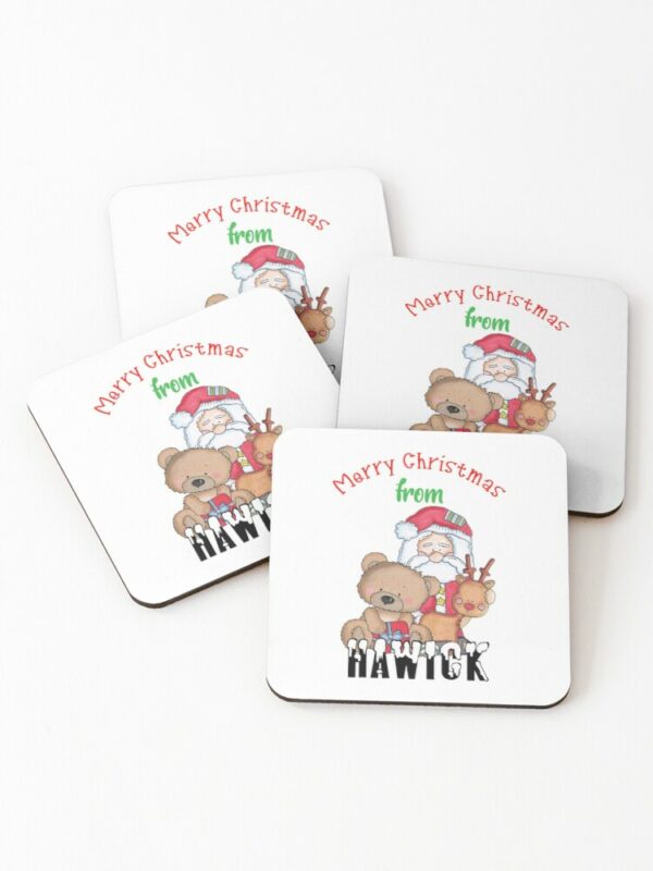 Hawick Christmas Coasters