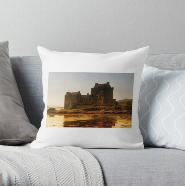 Eilean Donan Castle Scotland Photo Cushion