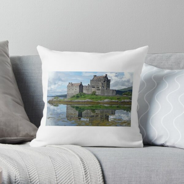 Eilean Donan Castle Scotland Photo Cushion