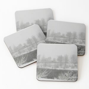 River Teviot in Winter Photo Coasters