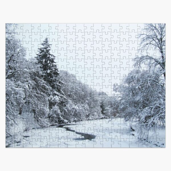 Hawick Jigsaw Puzzle Ice on the Teviot Photo