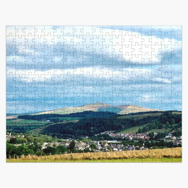 Hawick Jigsaw Puzzle Ruberslaw from Heip Hill Photo